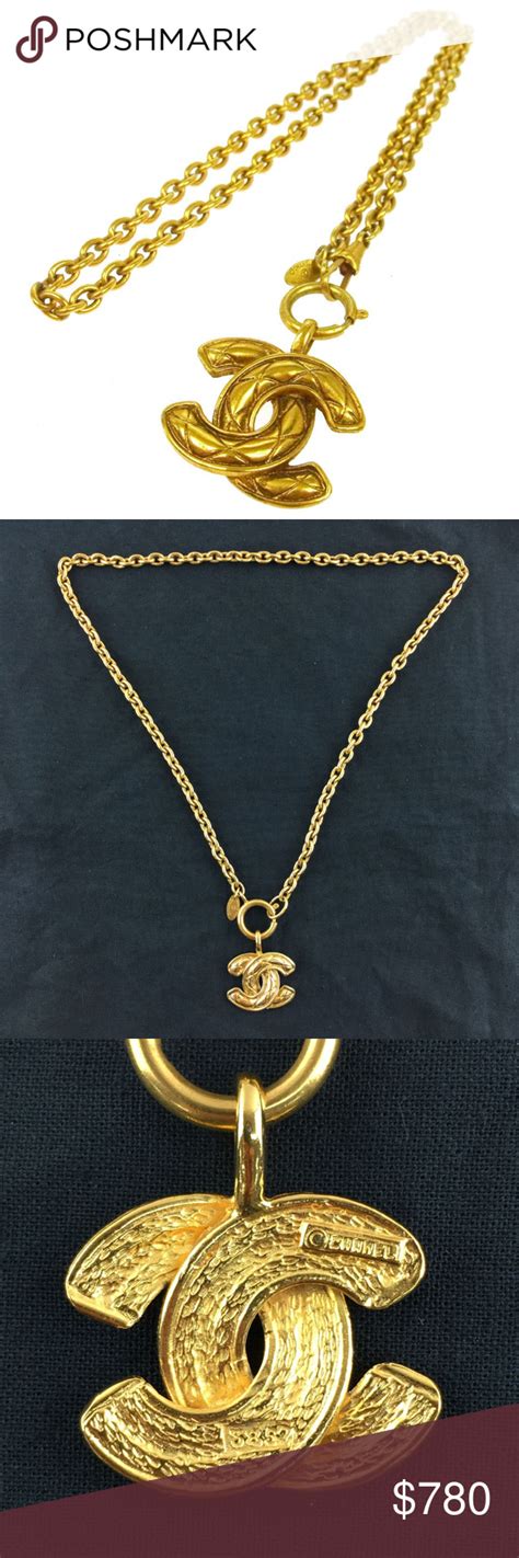 rose gold chanel necklace|authentic chanel necklace for sale.